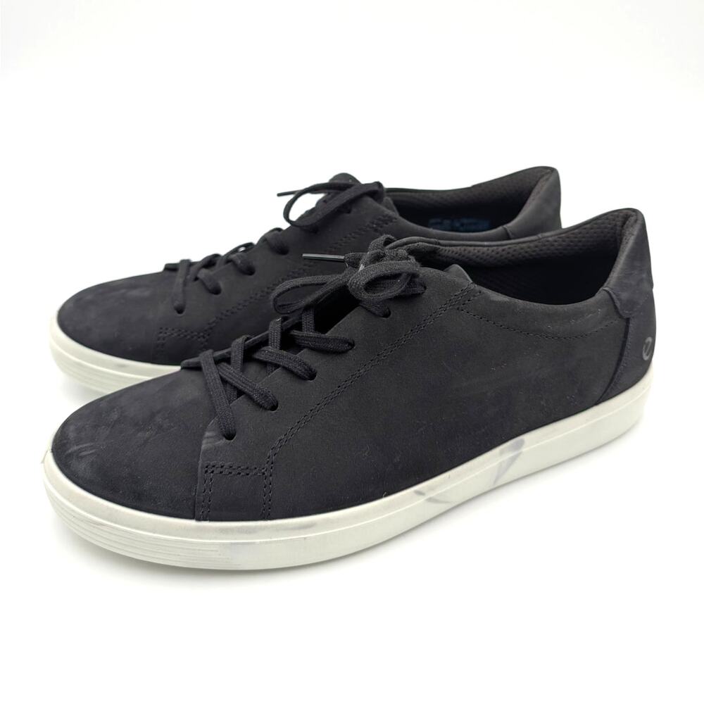 Ecco Soft 7 City Lace-Up Sneaker Shoes Women's Black Size US9-9.5 EU40